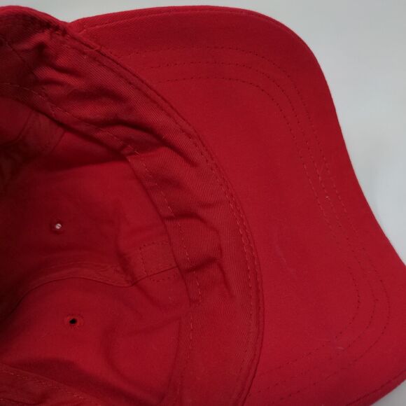 Victoria's Secret PINK Slideback Hat Red One Size Adjustable 6 Panel - Picture 10 of 12